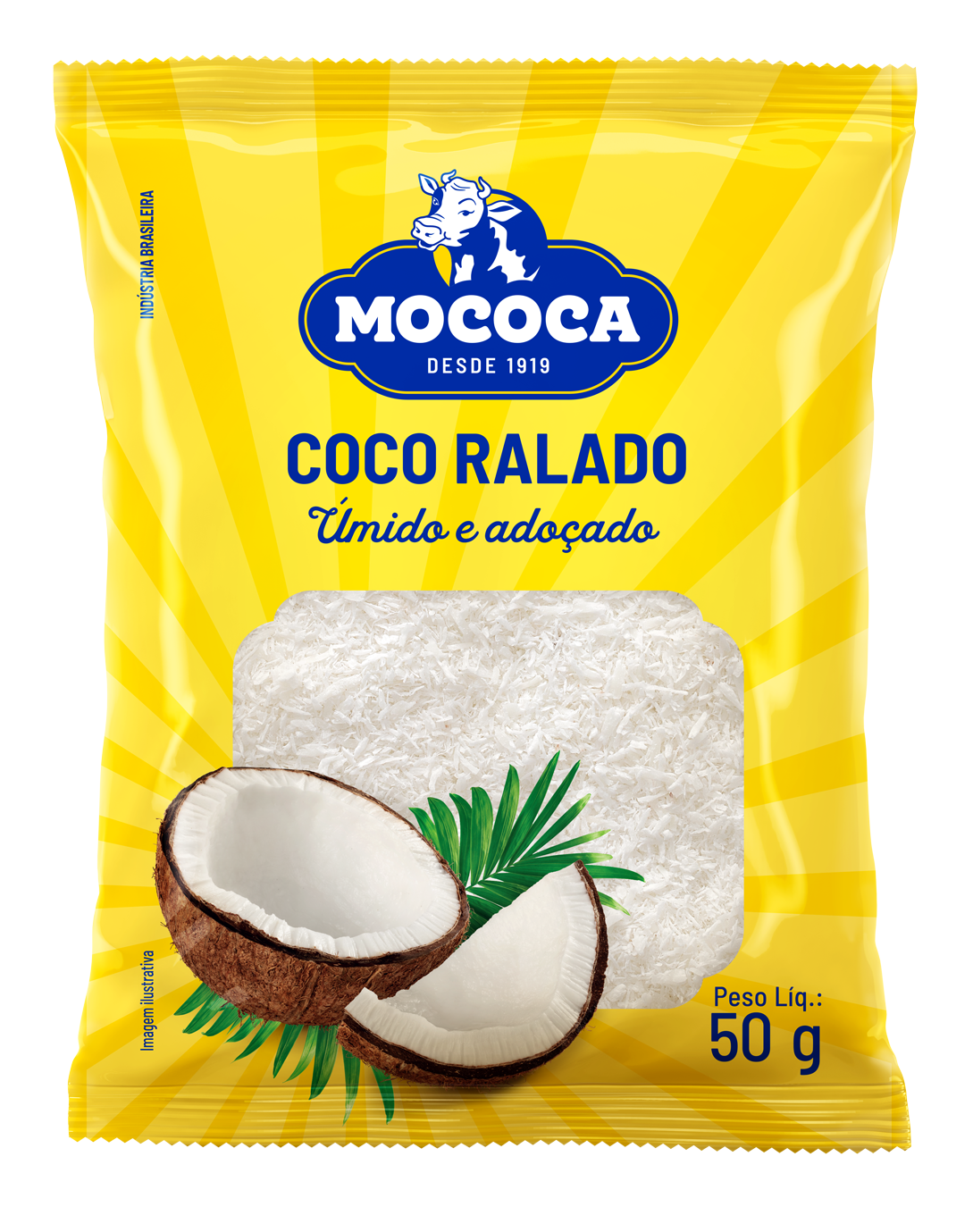 Coco Ralado Úmido Adoçado 50g