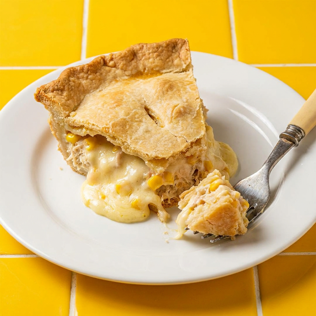 TORTA DE FRANGO COM QUEIJO