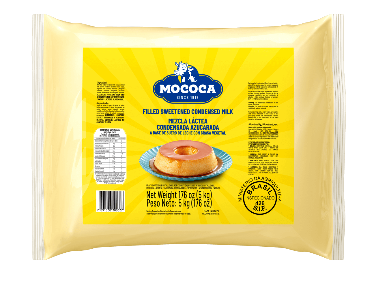 Mezcla Láctea Condensada Azucarada – 5kg