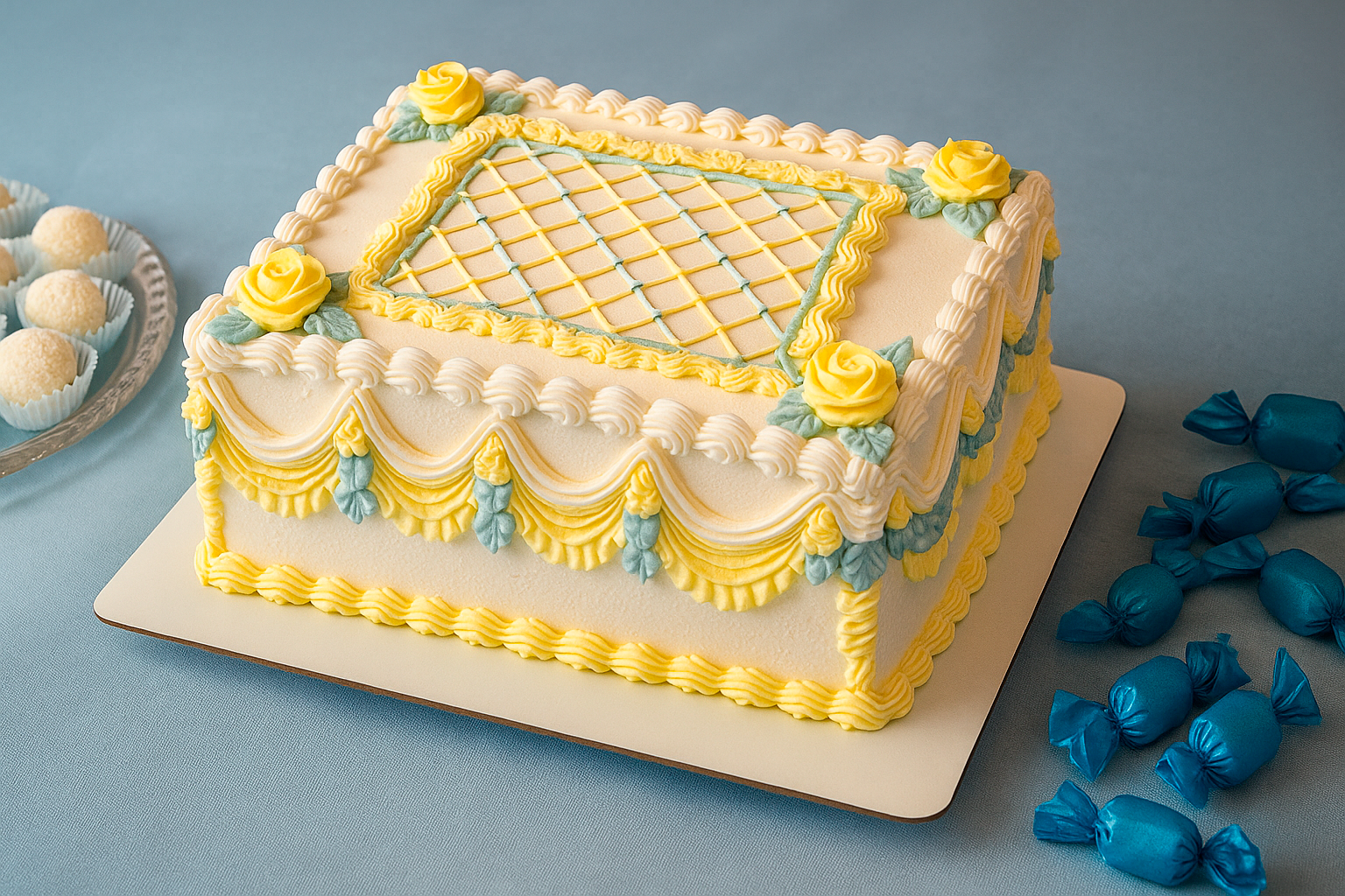 Bolo quadrado: o clássico das festas que voltou com tudo