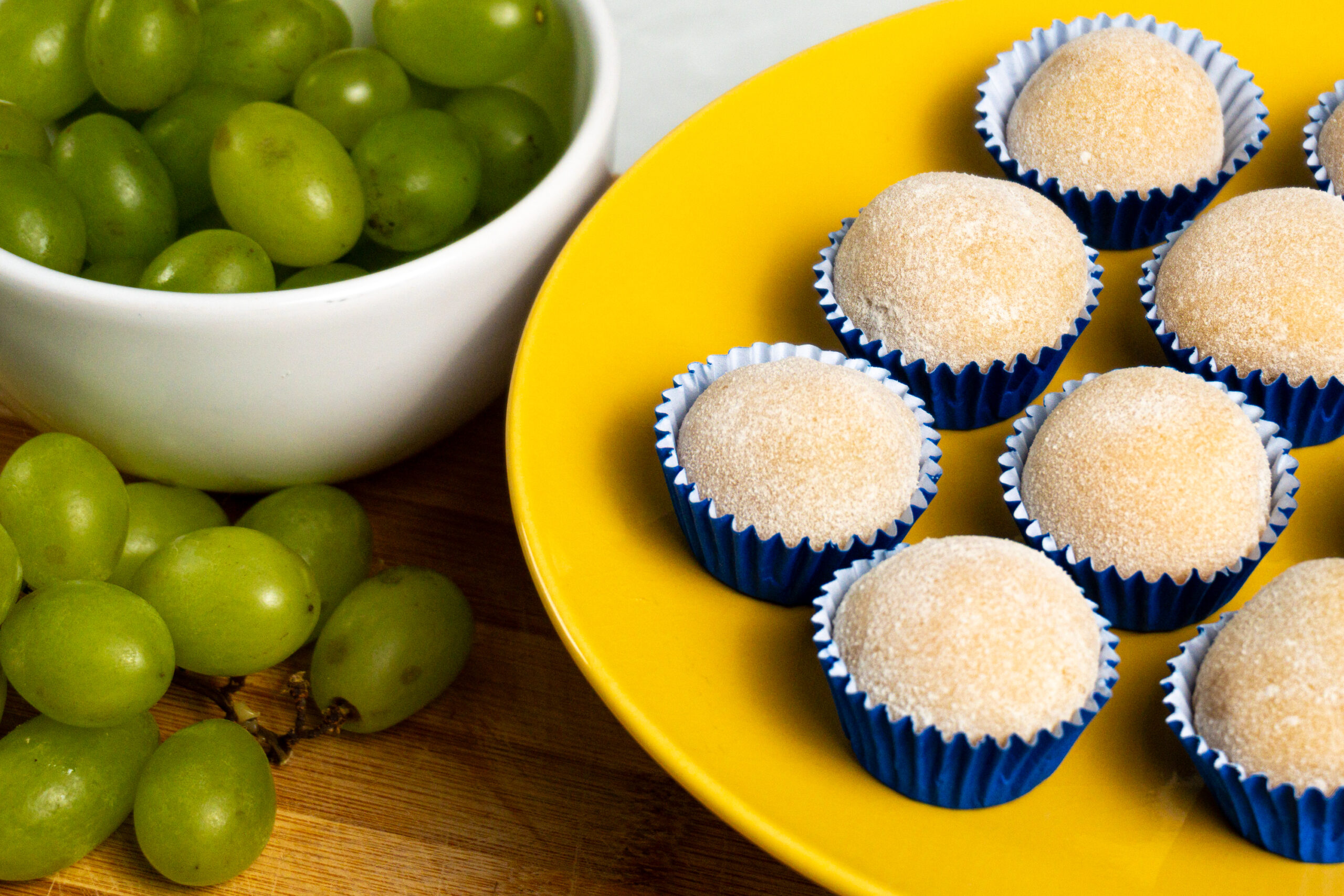 Brigadeiro com uva